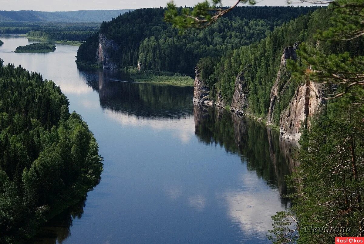 Река вишера фото Фото: Небо под ногами.... Фотограф Галина Иванова. Пейзаж. Фотосайт Расфокус.ру