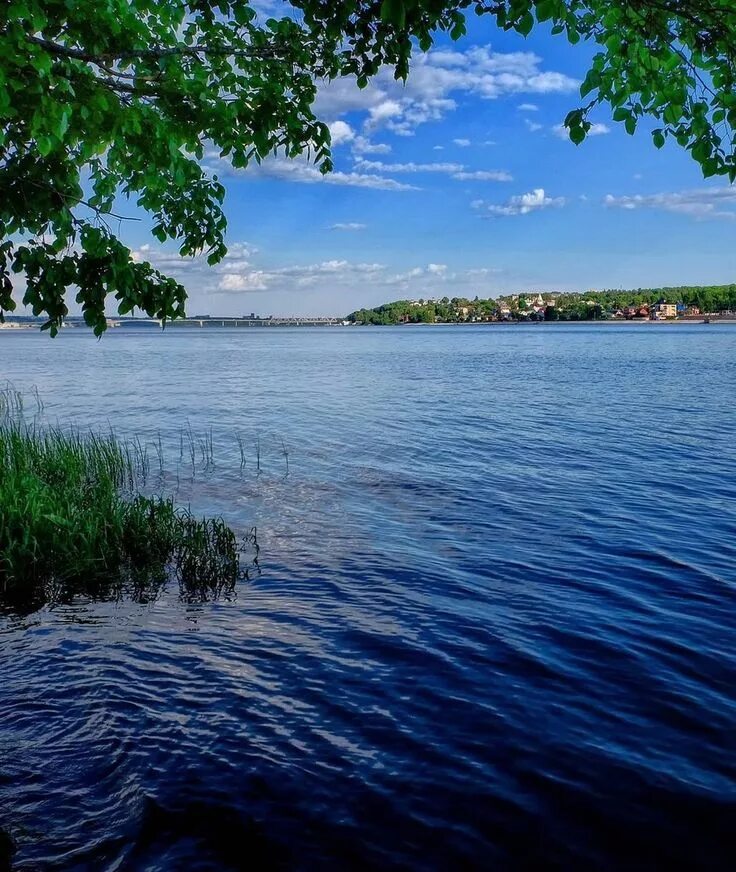 Река волга фото Волга. Костромская область. Живописные пейзажи, Пейзажи, Река