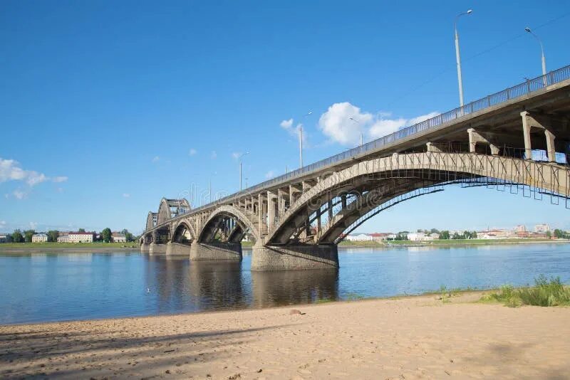 Река волга фото мосты Volga River, July Day Aerial Photography. Yaroslavl Region Stock Photo - Image o