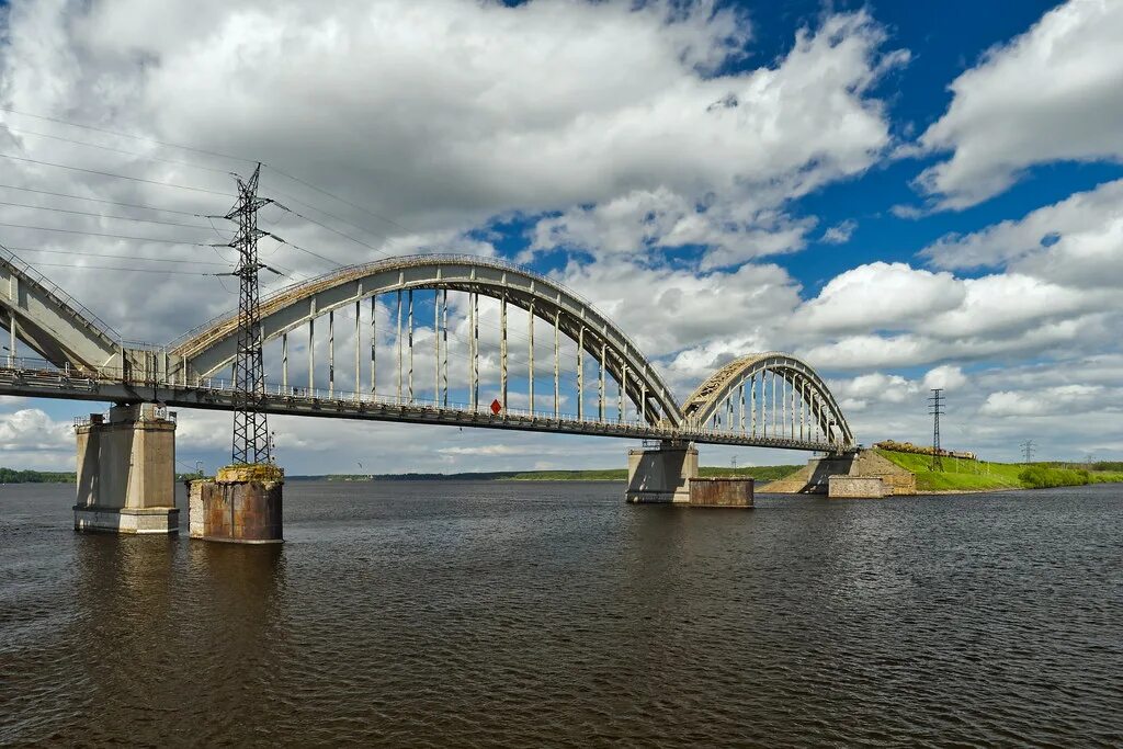 Река волга фото мосты Volga River 250 Volga River. Railway bridge Волга. Железно. Flickr