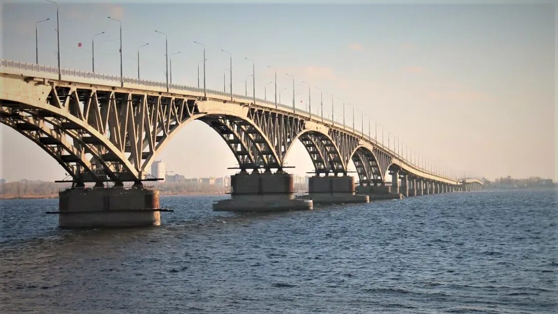 Река волга фото мосты Саратовский мост -визитная карточка города Саратов. История строительства Павел 