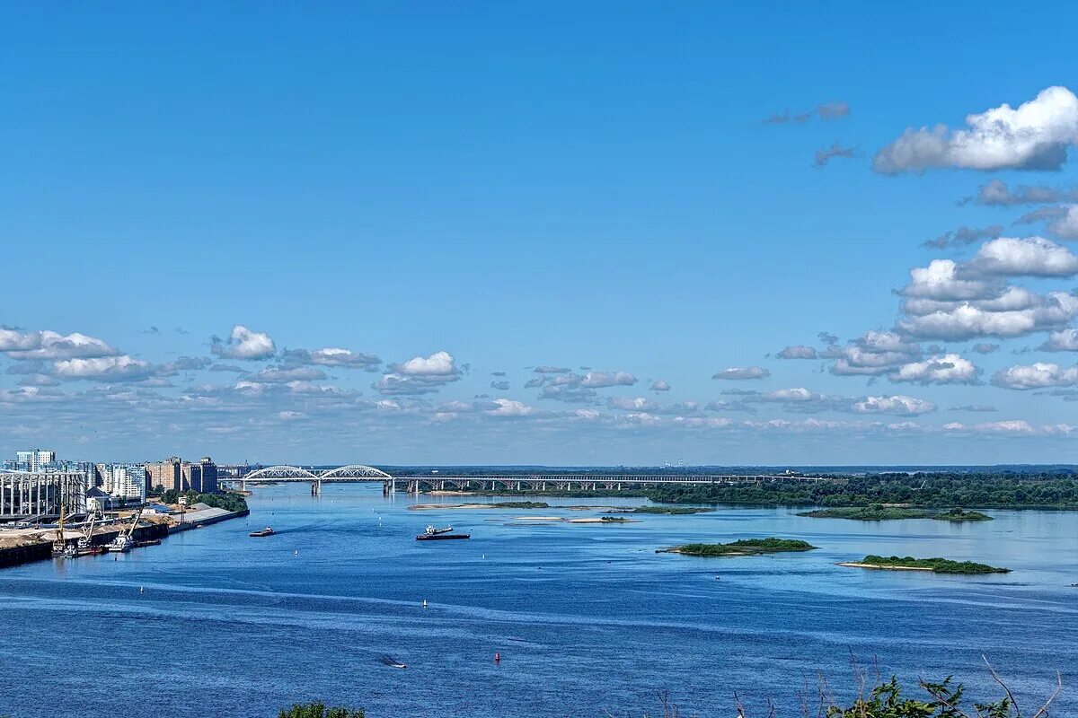 Река волга нижний новгород фото File:Nizhny Novgorod. Volga Bridge P8132306 2200.jpg - Wikimedia Commons