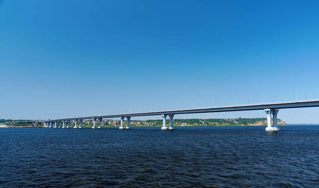 Река волга саратов фото Volga River 153 Volga River. New Saratov Bridge Волга. Сар. Flickr