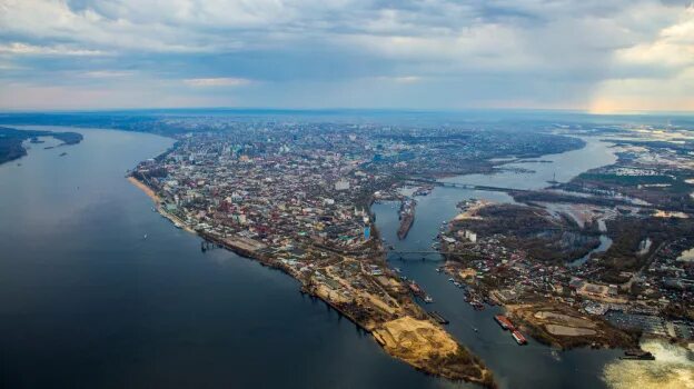 Река волга в самаре фото В Самаре на стрелке рек могут построить здания-матрешки - Новости Самары и Самар