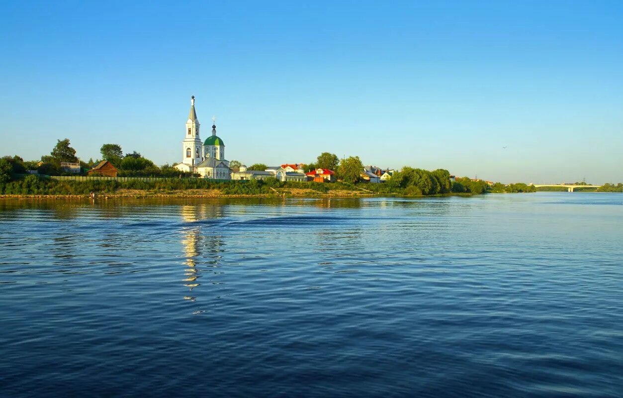 Река волга в твери фото Фотогалерея - Тверь - Тверской Свято-Екатерининский женский монастырь. Фото. Ана