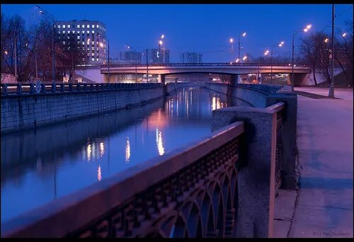 Река яуза в москве фото Moscow. Matrossky (Sailor's) bridge. Camera: Sony Alpha 35. Flickr