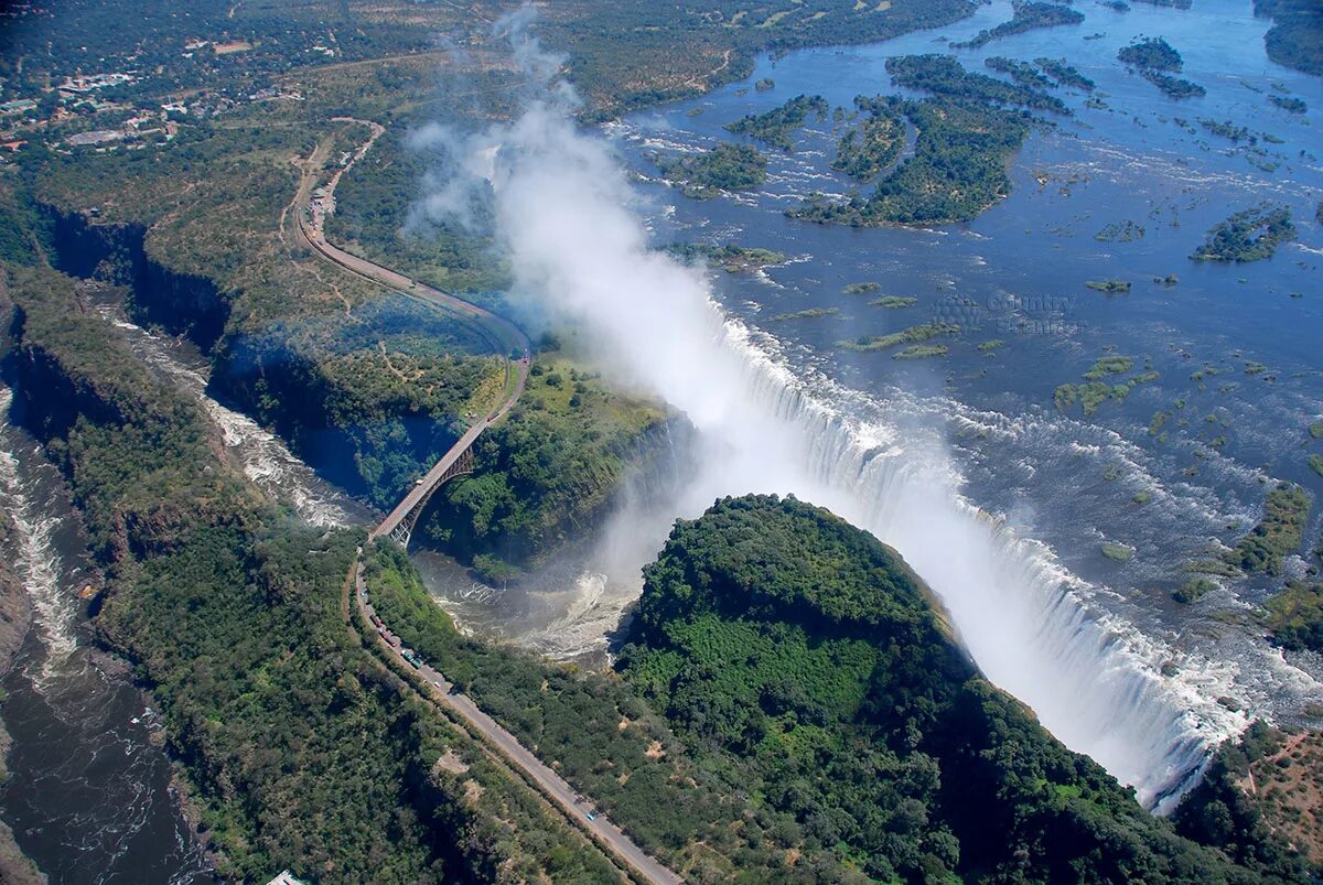 Река замбези фото Водопад Виктория