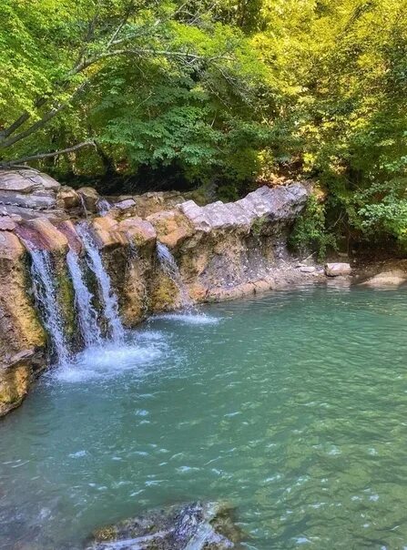 Река жане фото Красивые места Краснодарского края и Адыгеи Водопады реки Жане, Геленджик Водопа