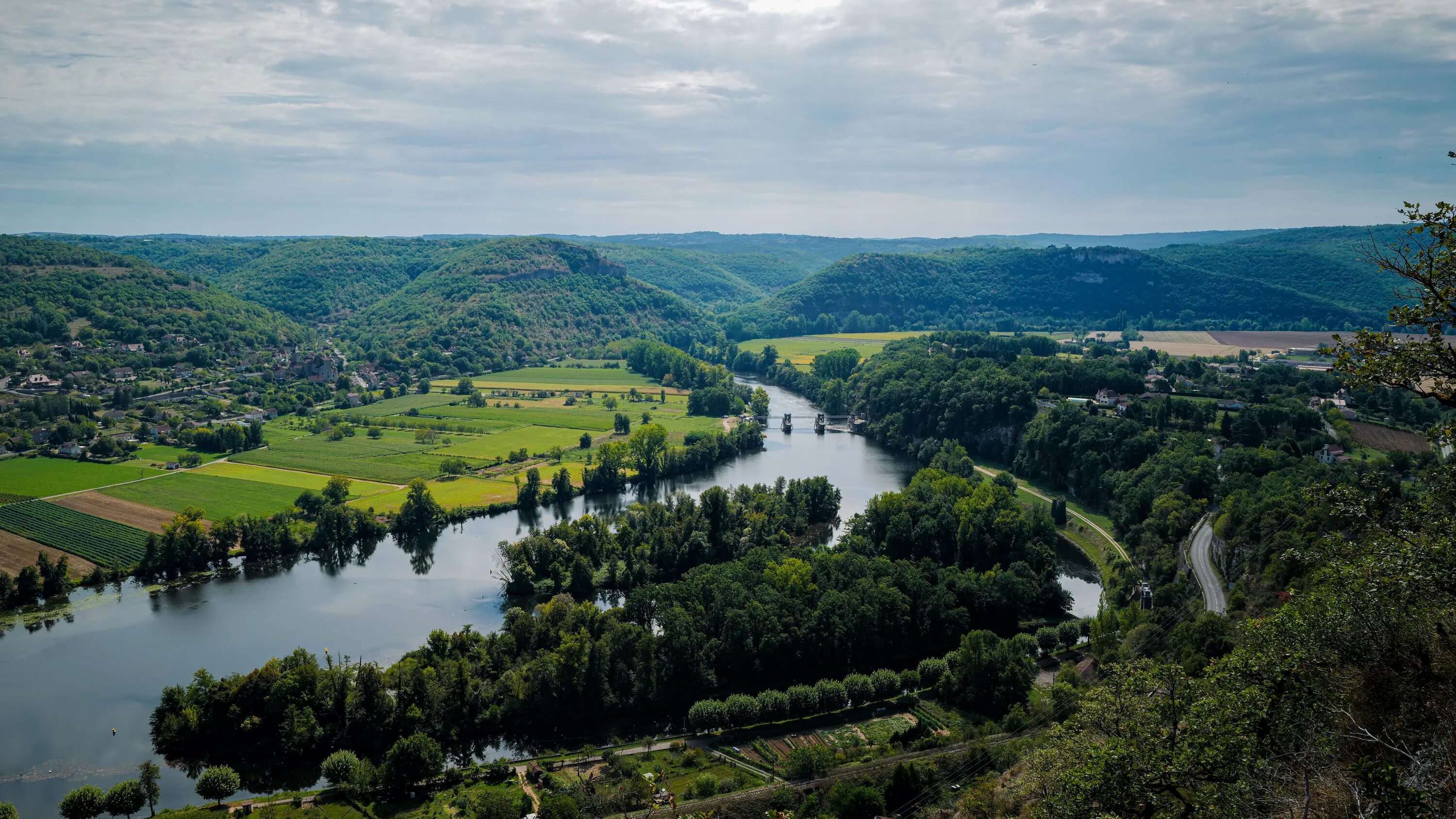 Реки франции фото Les Fonds D’écran Nature, Rivière, Cajarc, Colline, Eau, Les Images et Les Photo