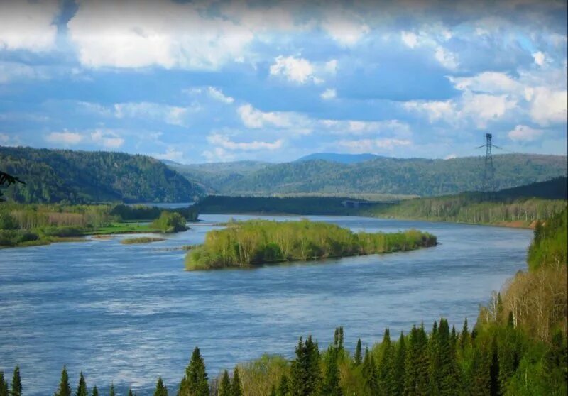 Река Кия в удалённых местах Тисульского района. Кузбасс. Кемеровская область 202