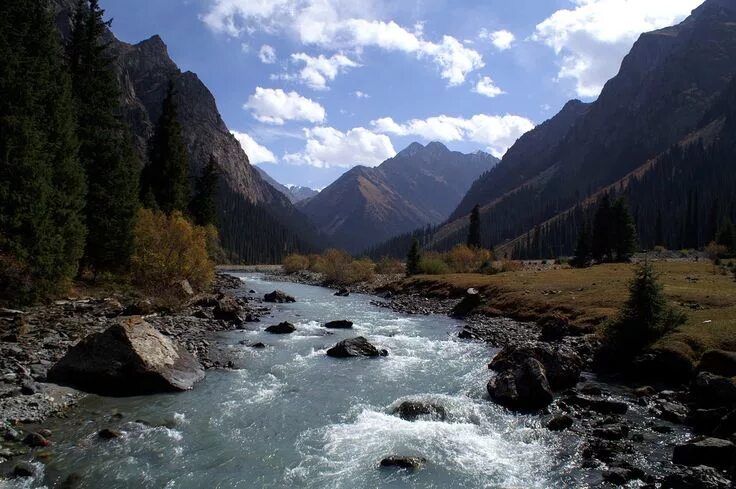 Реки киргизии фото Karakol Valley, Kyrgyzstan (from 2008) 3008x2000 OC * /r/EarthPorn Landscape pho