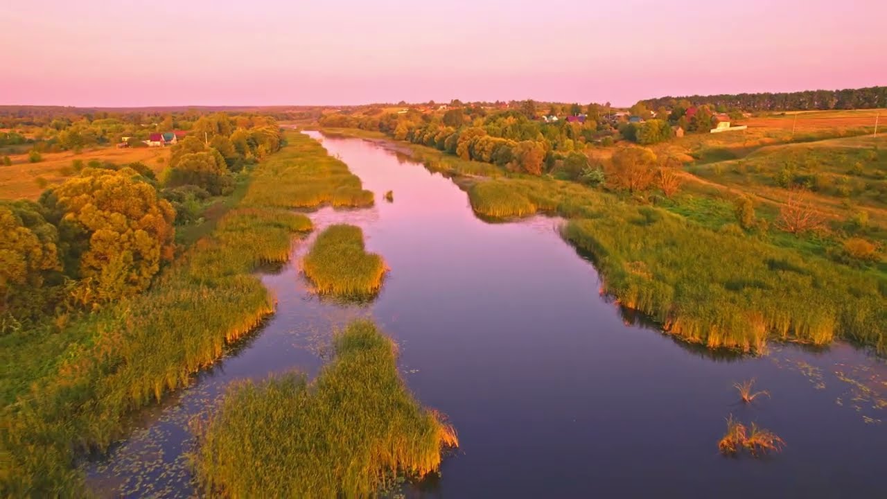 Реки рязанской области фото Полная версия. Лето. Река Ранова в Кораблинском районе Рязанской обл.. DJI AIR 2