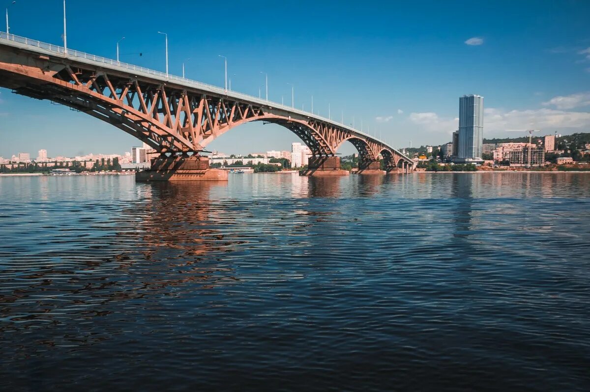 Реки саратова фото Free Images : water, sky, landmark, skyway, river, fixed link, city, cityscape, 