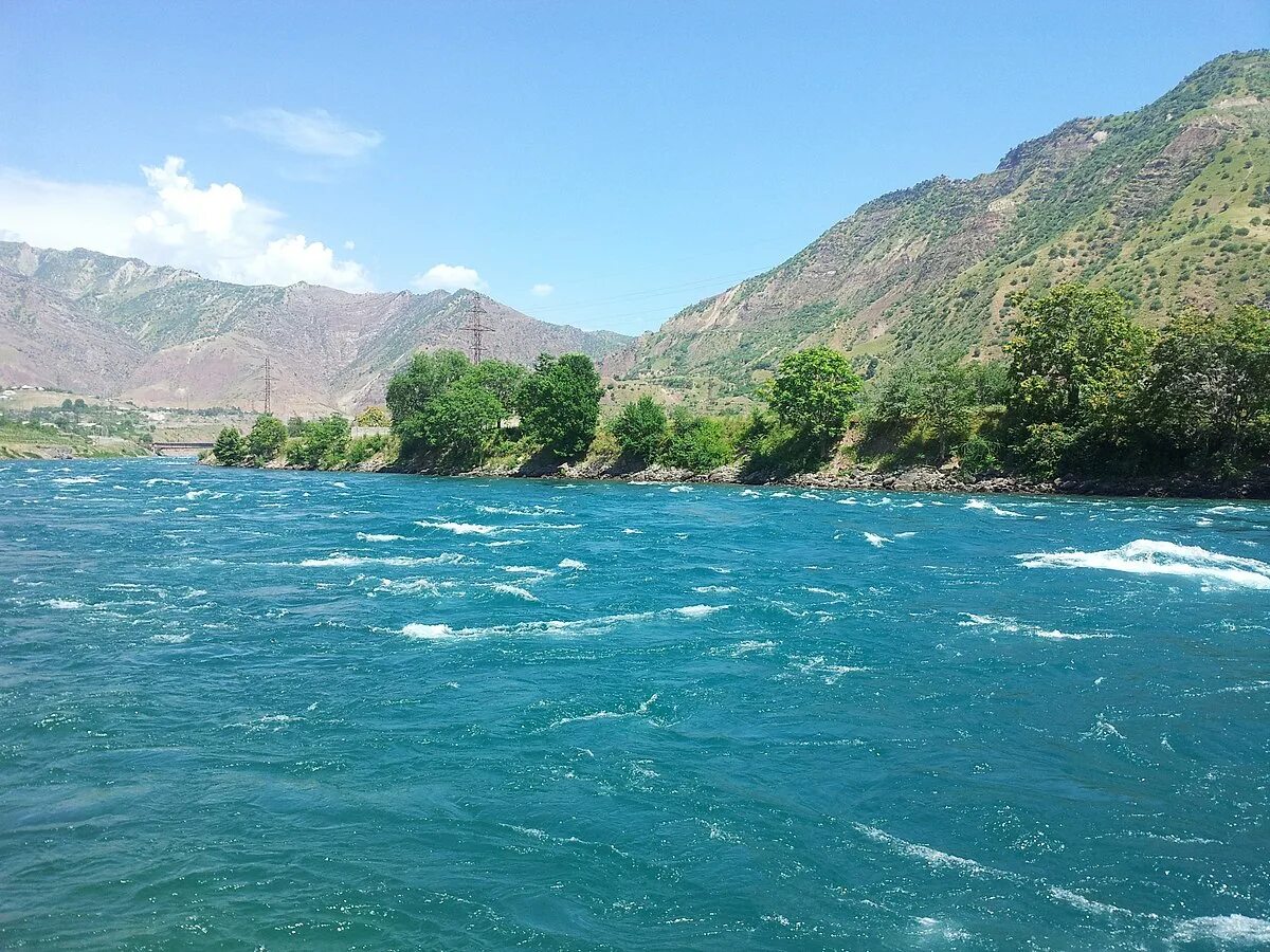 Реки таджикистана фото Файл:Vakhsh River - panoramio.jpg - Википедия