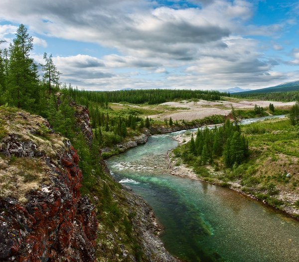 Реки якутии фото Река Индигирка. River, Outdoor, Water