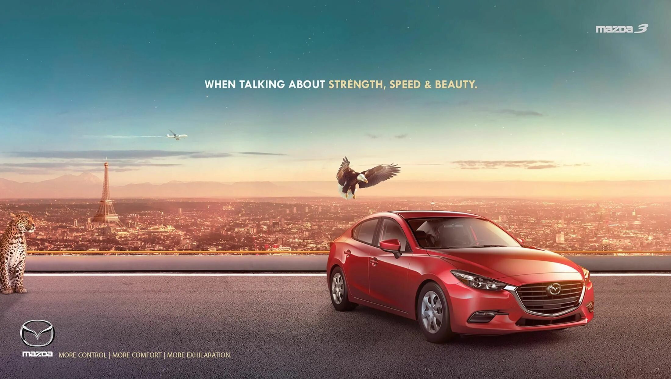 Реклама автомобилей фото Mazda Digital Advert By : When Talking About Strength, Speed and Beauty Ads of t