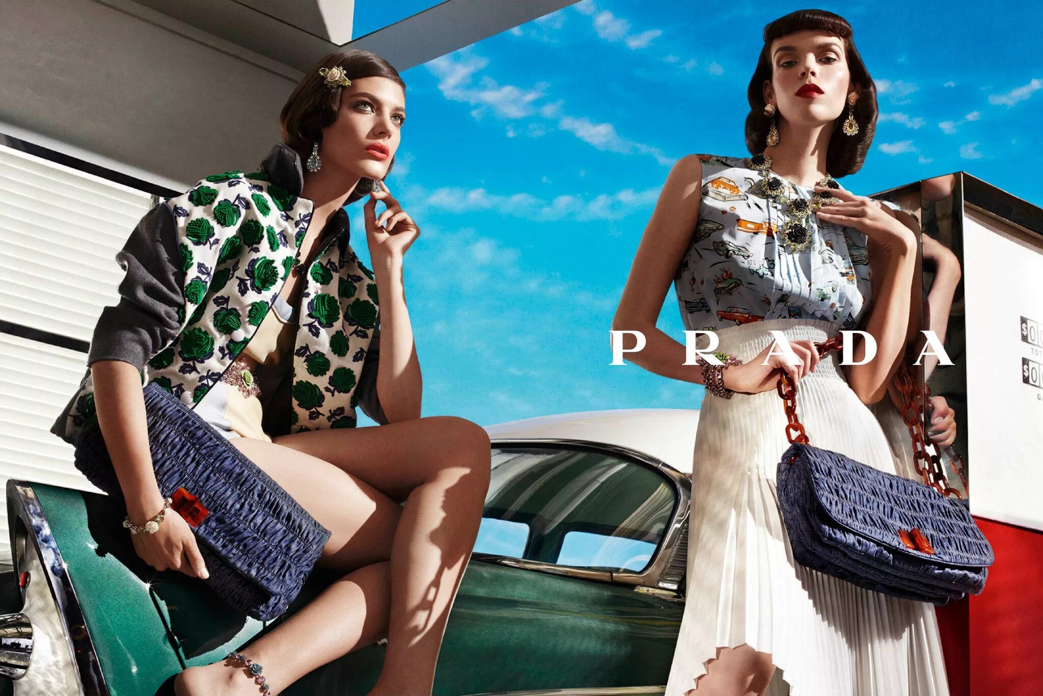 Реклама одежды фото Модели prada