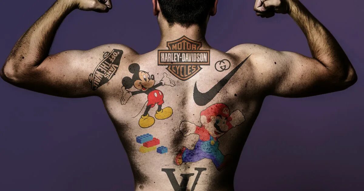 Реклама тату фото The most tattooed brands and logos ranked Ad Age