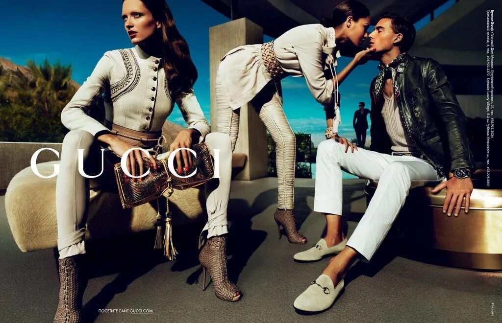 Рекламное фото одежды Gucci S/S 2011 Ad Campaign Gucci campaign, Gucci spring, Joan smalls