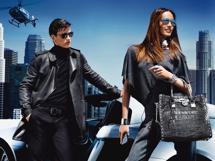 Рекламное фото одежды Michael Kors Fall 2013 Campaign Taps Karmen Pedaru for a Jetset Outing - Fashion