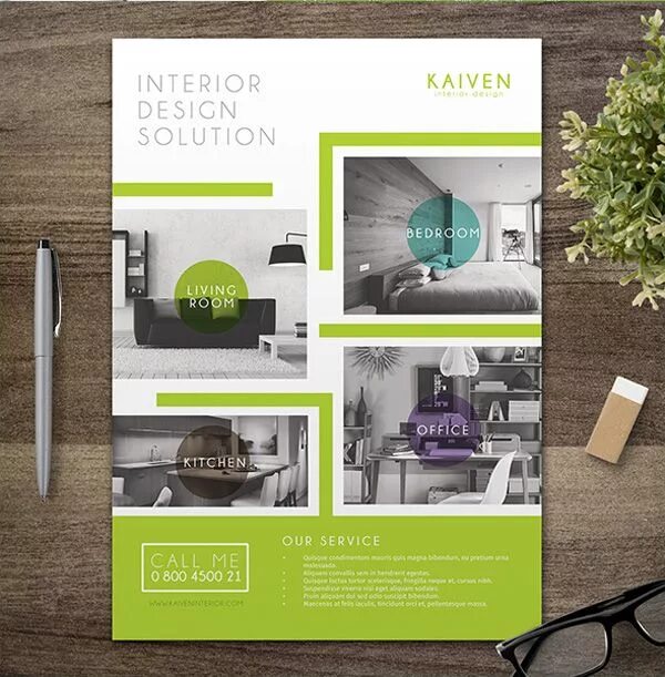 Рекламный дизайн проект interior design flyer Graphic design flyer, Layout design, Flyer design