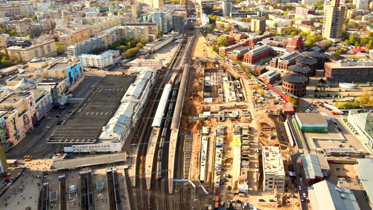 Реконструкция курского вокзала проект фото МЦД Наземное метро Ометрочивание ЖД SkyscraperCity Forum