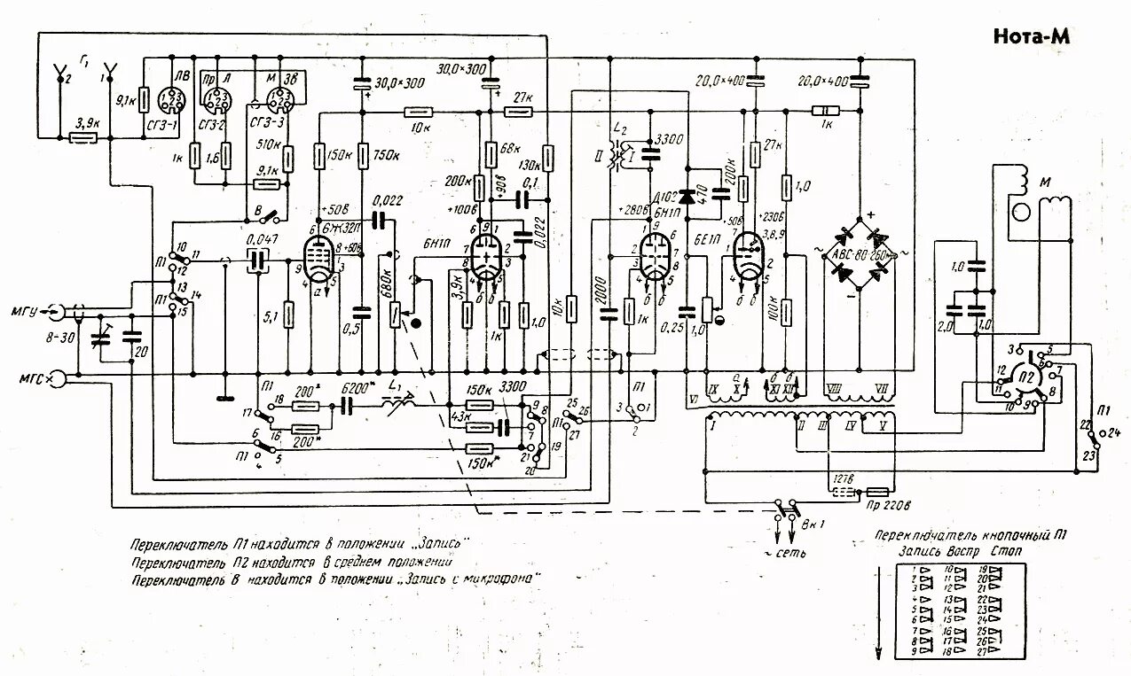 Рекорд 314 схема принципиальная электрическая Исток2''. Радиолампы - почтой. Схемы старой ламповой бытовой аппаратуры.