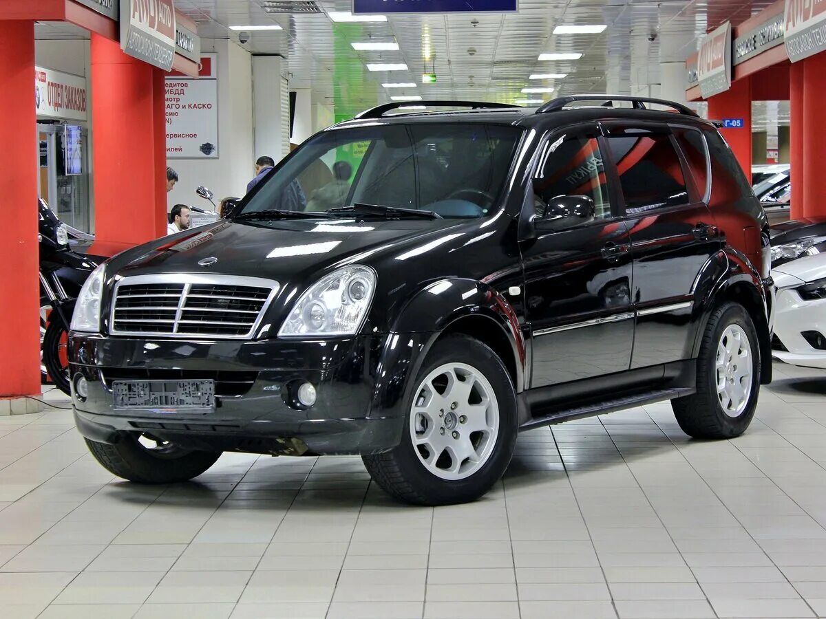 Рекстон фото автомобиля Купить б/у SsangYong Rexton II 2.7d AT (186 л.с.) 4WD дизель автомат в Москве: ч