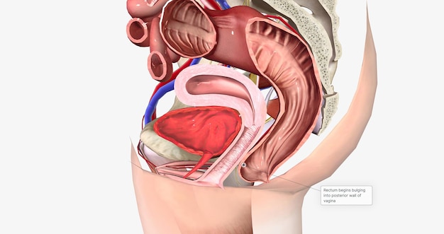 Ректоцеле что это такое фото Premium Photo Grade 1 is usually used to describe a rectocele where the rectum h