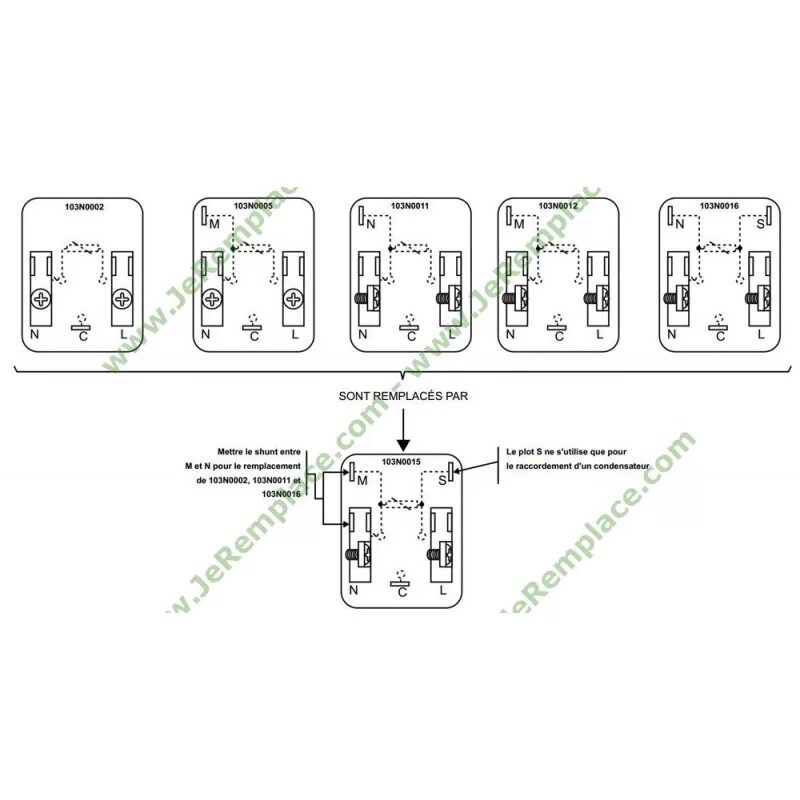 Реле 103n0021 схема подключения Starter de compresseur réfrigérateur ou congélateur 103n0021 universel