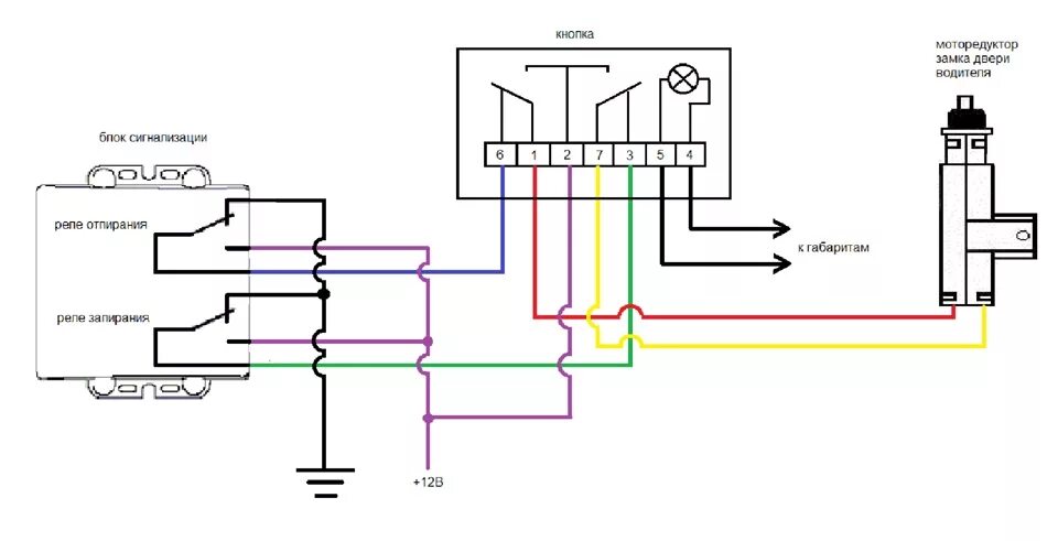 Реле 21093 6512010 03 схема подключения Кнопка центрального замка - Lada 2114, 1,5 л, 2006 года электроника DRIVE2
