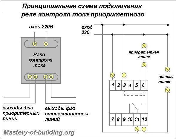 Реле 220в схема подключения Схема подключения реле: устройство, применение, правила выбора и подключения рел