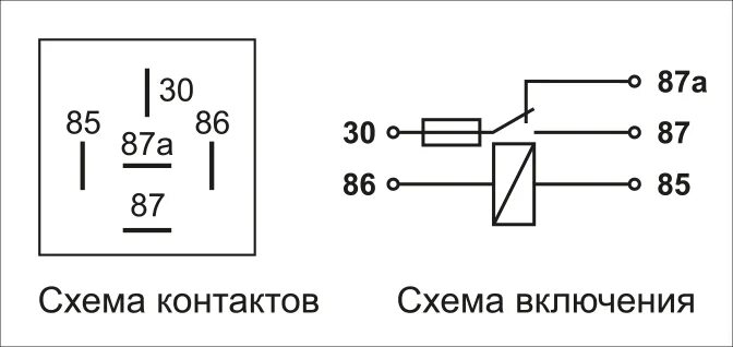 Реле 35.3787 схема подключения Купить Реле электромагнитные 408.3787-20 24в 20а/15а 5-ти контактное с предохран