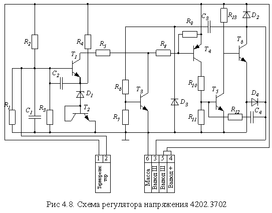 Реле 3702 схема подключения Лекция 4. Регуляторы напряжения