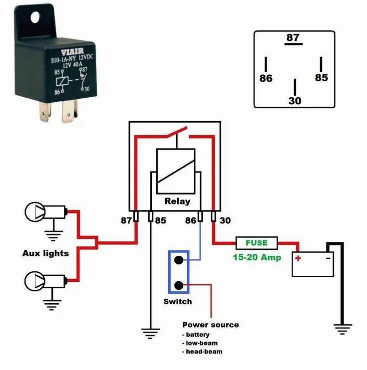 Реле 4 контактное 12в схема подключения 12v Relay Circuit Tags Wiring Diagram Car Amp In 12 Volt Carlplant For Relays 10