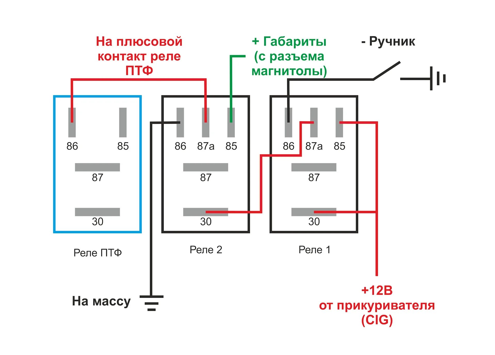 Реле 6 контактное 12в схема подключения Какие контакты замыкают на реле: найдено 87 картинок