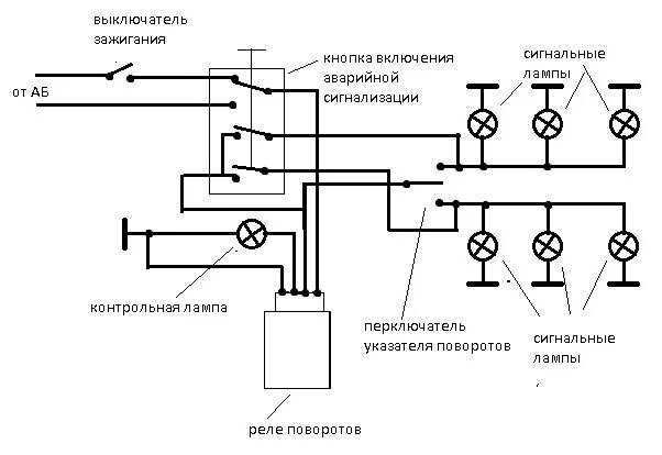 Реле 642.3747 схема подключения Ответы Mail.ru: Поворотники и реле