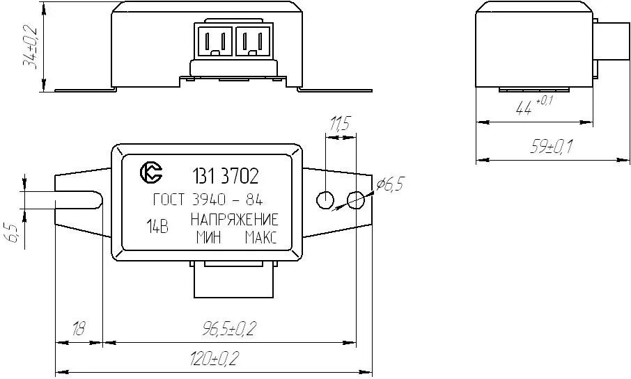 Реле 774.3702 схема подключения Установка Гены Стартвольт LG0324 а также реле регулятор напряжения р 131.3702 в 