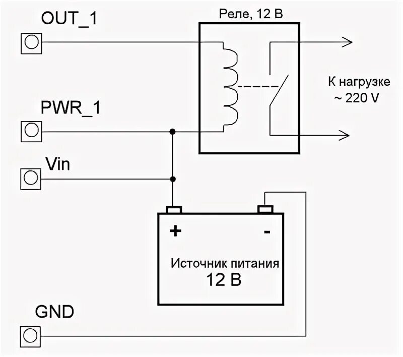 Реле 812h 1c c схема подключения Подключение дополнительных реле к модулям Laurent