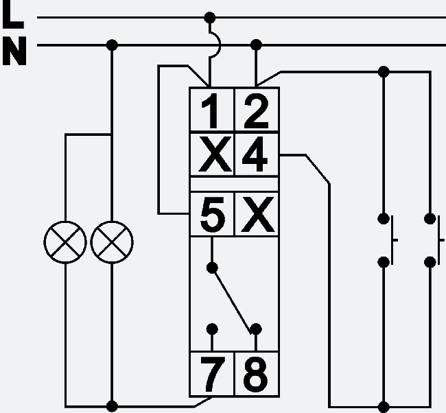 Реле bis 411 схема подключения Przekaźniki bistabilne (BIS-411)