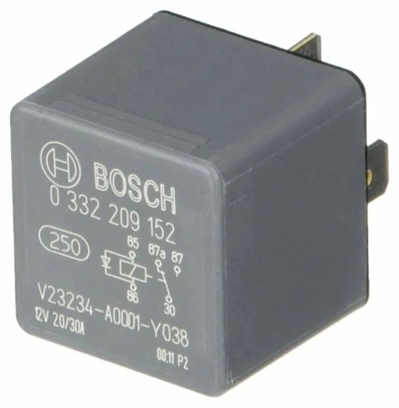 Реле бош подключение BOSCH 0332209152 Реле стартера - купить по выгодной цене на Яндекс Маркете