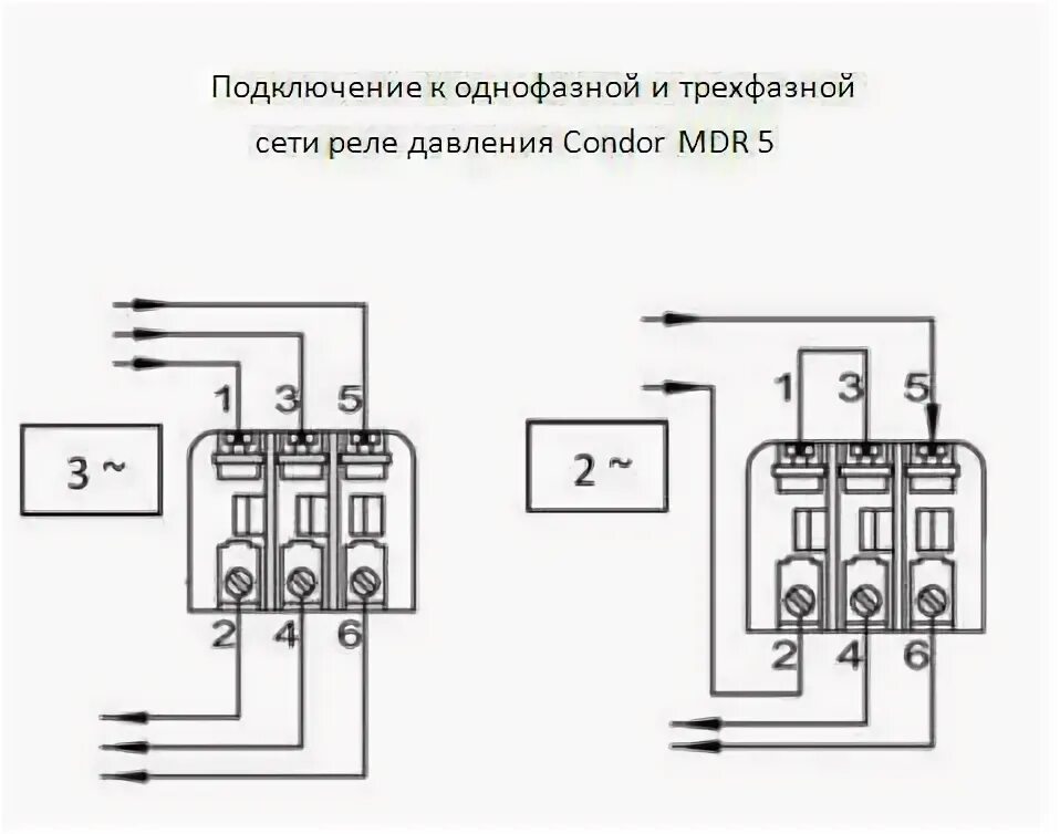 Реле давления для компрессора 220в, 380в. Схема и настройка