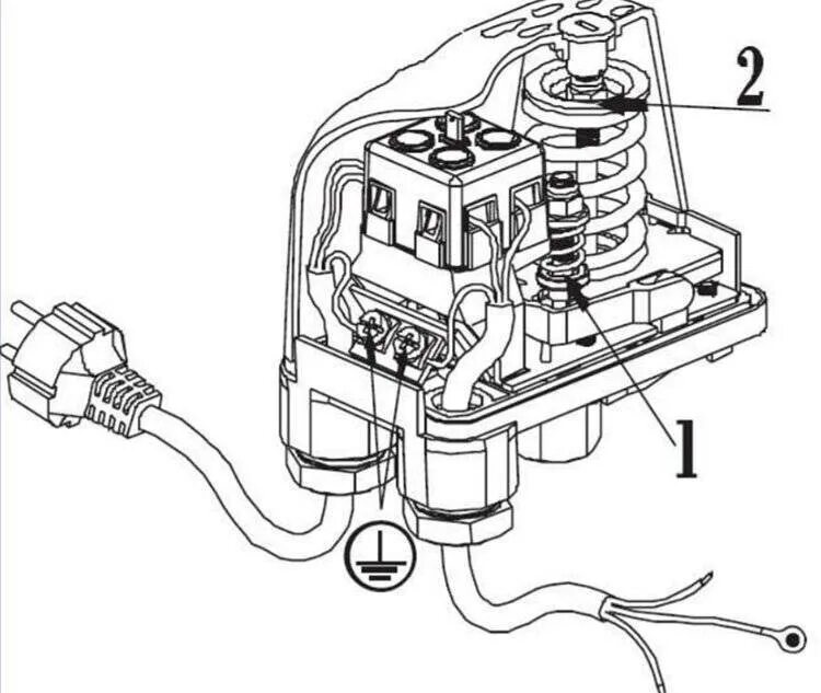 Реле давления pr 10 схема подключения Реле давления воды для насоса - описание, виды, монтаж и настройка