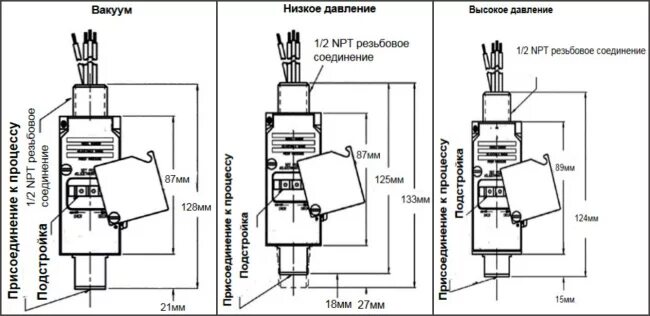 Реле давления рд схема подключения Реле давления РД-3М-Exd ГК "Теплоприбор"