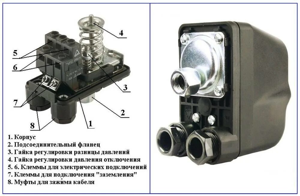 Реле давления рдм 5 подключение Регулировка и установки реле давления РДМ - 5: инструкция, рекомендации