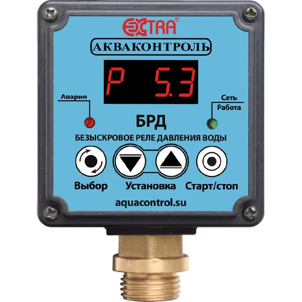 Реле давления воды фото реле давления воды безыскровое БРД-10-2,5 2,5кВт,G1/2";5% EXTRA Инженерный Центр