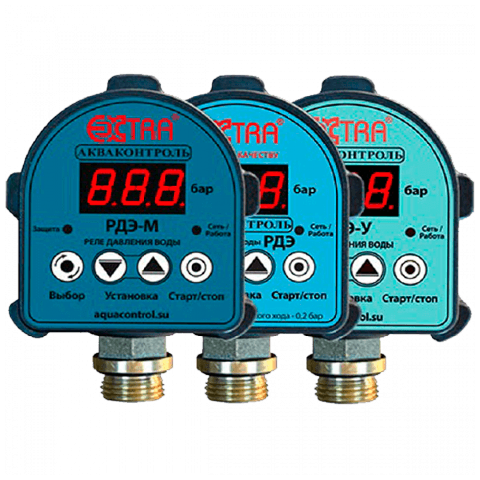 Реле давления воды фото Реле давления воды электронное Акваконтроль Extra РДЭ-10М-1,5 - купить по выгодн