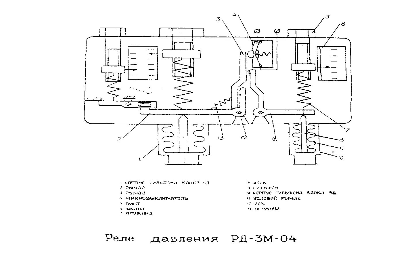 Реле давления воздуха схема подключения Устройство и принцип действия реле контроля смазки ркс.