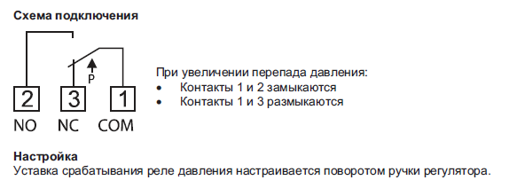 Реле давления воздуха схема подключения Дифференциальное реле давления DPS-1500N - купить по выгодной цене на Яндекс Мар