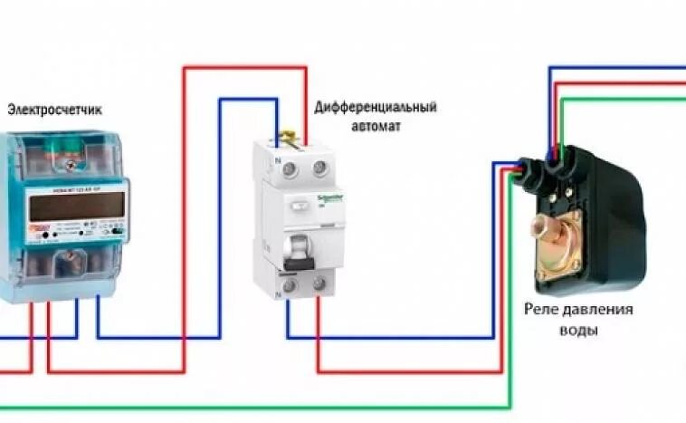 Реле для подключения циркуляционного насоса Схема подключения компрессора 380 вольт через реле давления